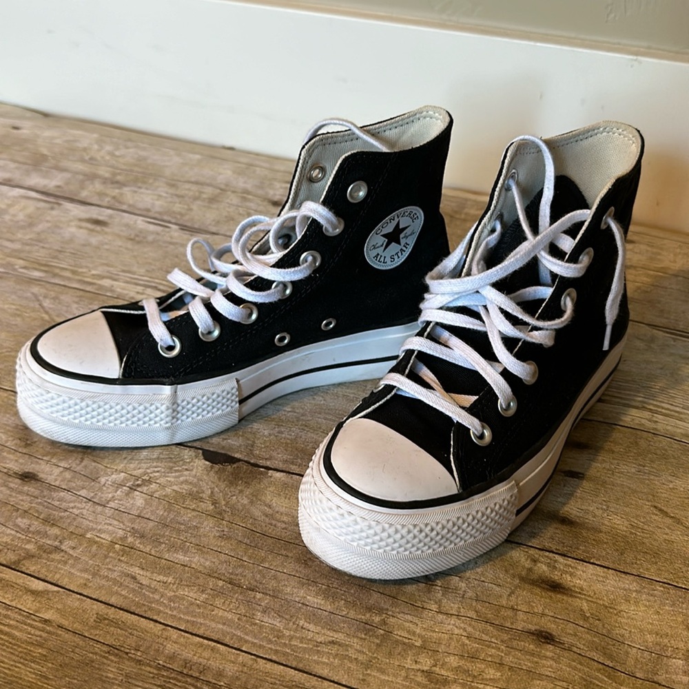 Converse Chuck Taylor All Star lift platform high top shoes